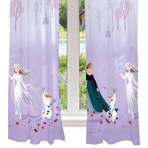 Disney Frozen 2 curtains Elsa Anna Olaf